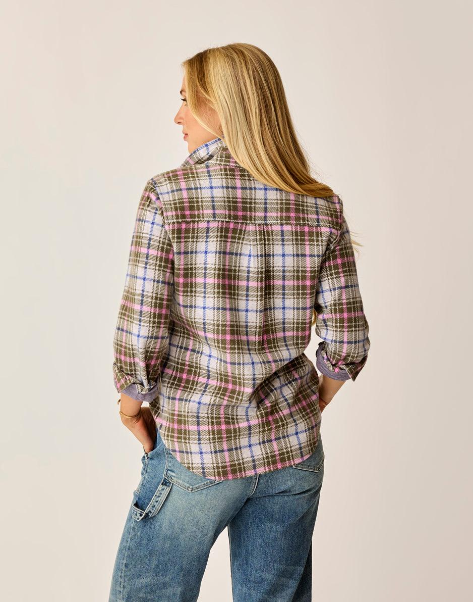 Carve Designs Fairbanks Supersoft Shirt: Fir Plaid