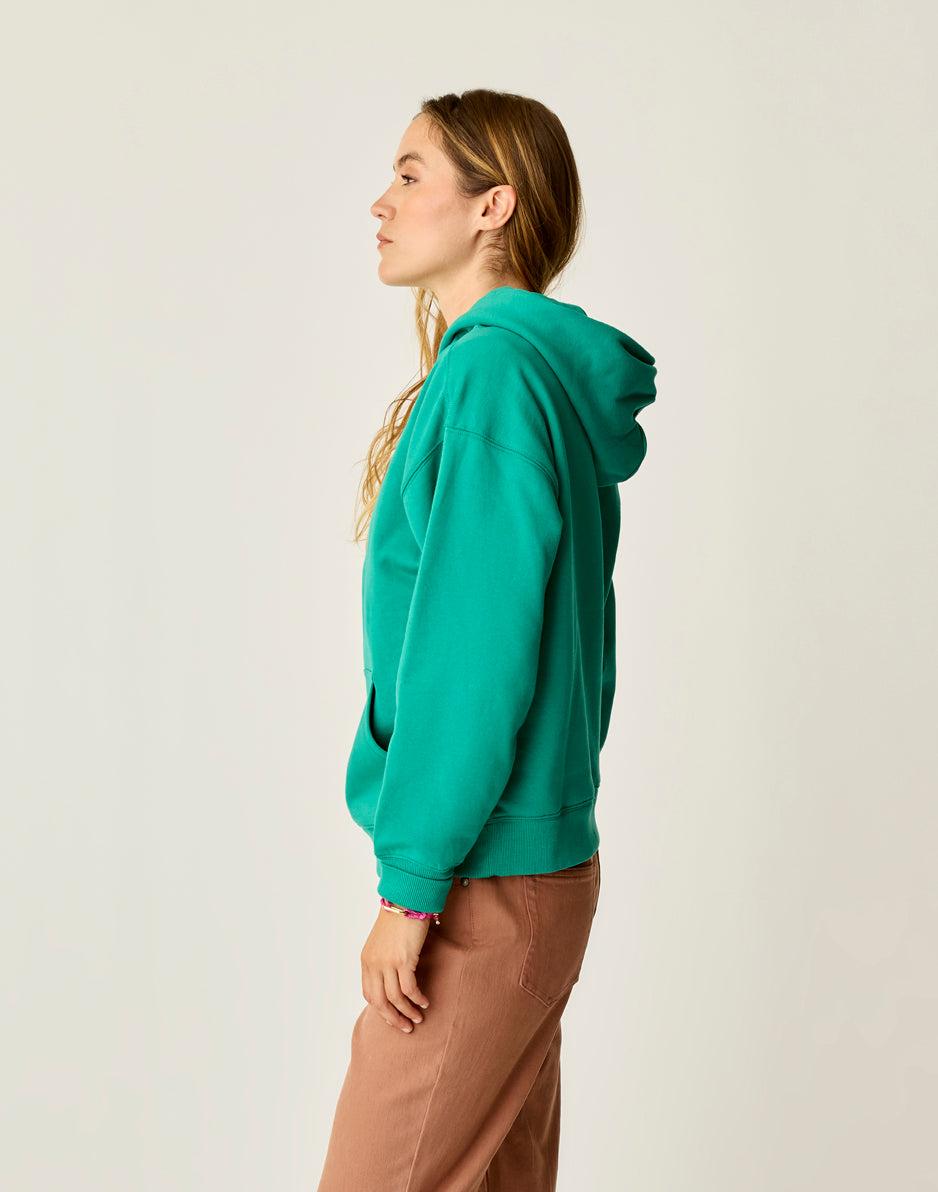 Carve Designs Hawthorne Hoodie: Jade Logo