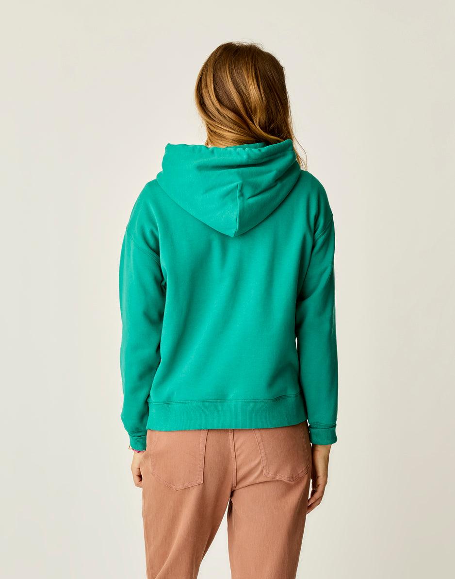 Carve Designs Hawthorne Hoodie: Jade Logo