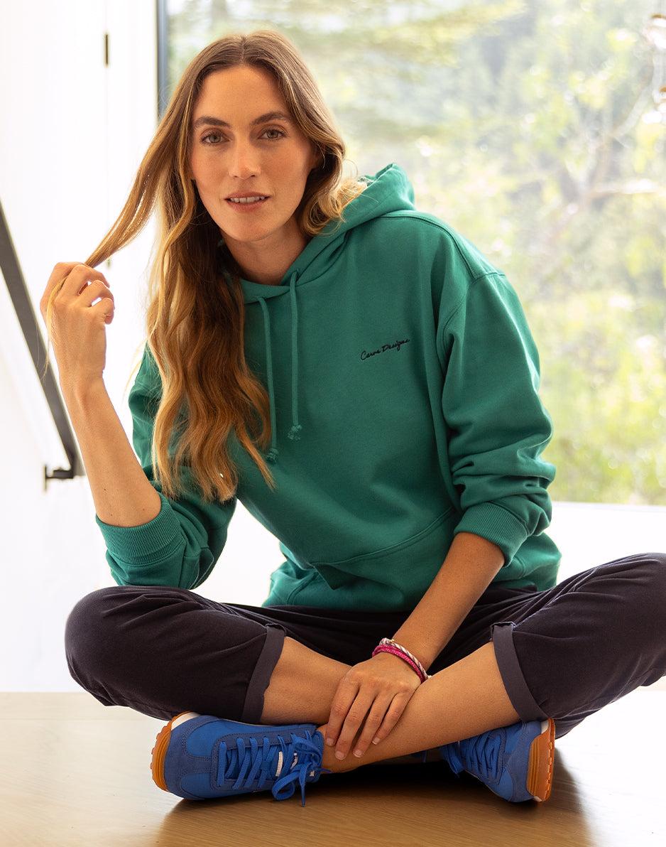 carve designs Hawthorne Hoodie: Jade Logo