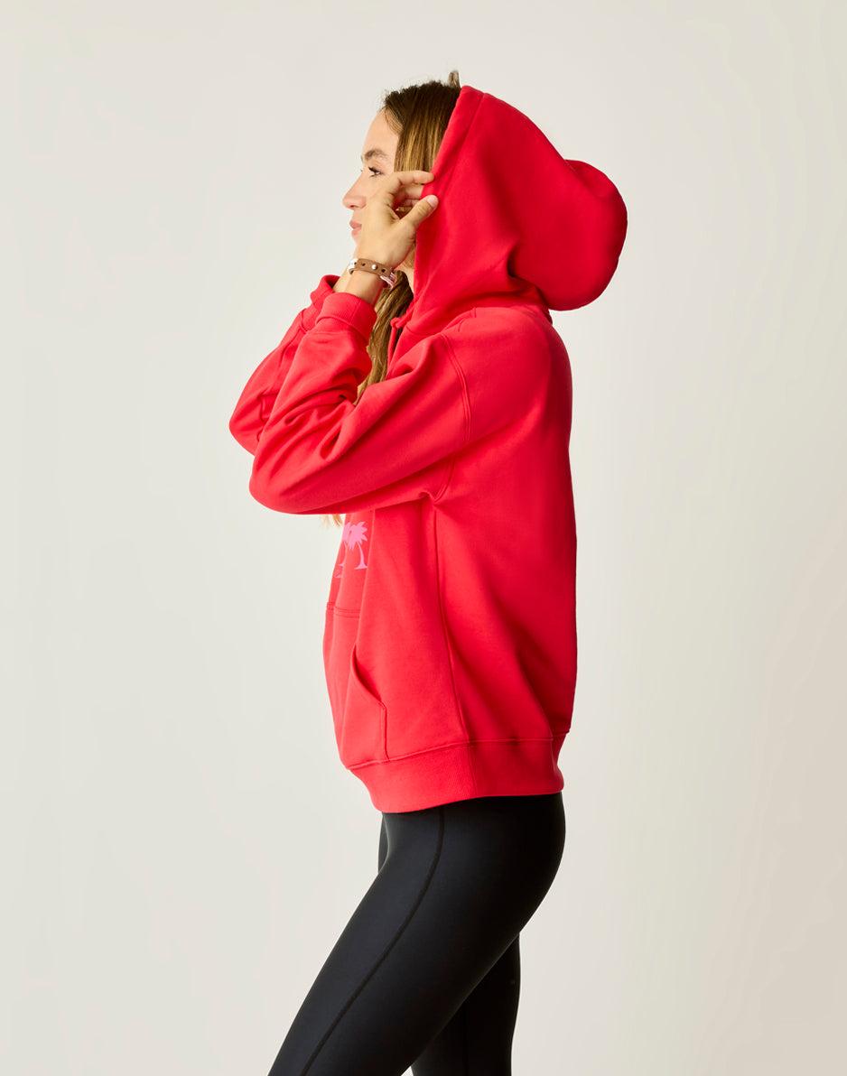 Carve Designs Hawthorne Hoodie: Poinsettia Grid