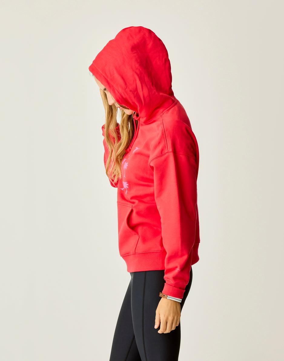 Carve Designs Hawthorne Hoodie: Poinsettia Grid