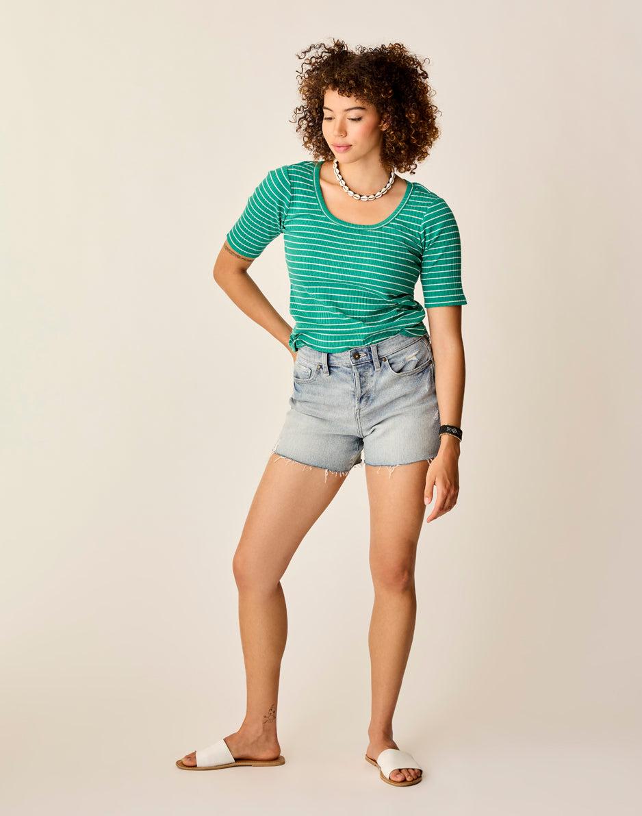 Carve Designs Hayden Short: Vintage Destructed