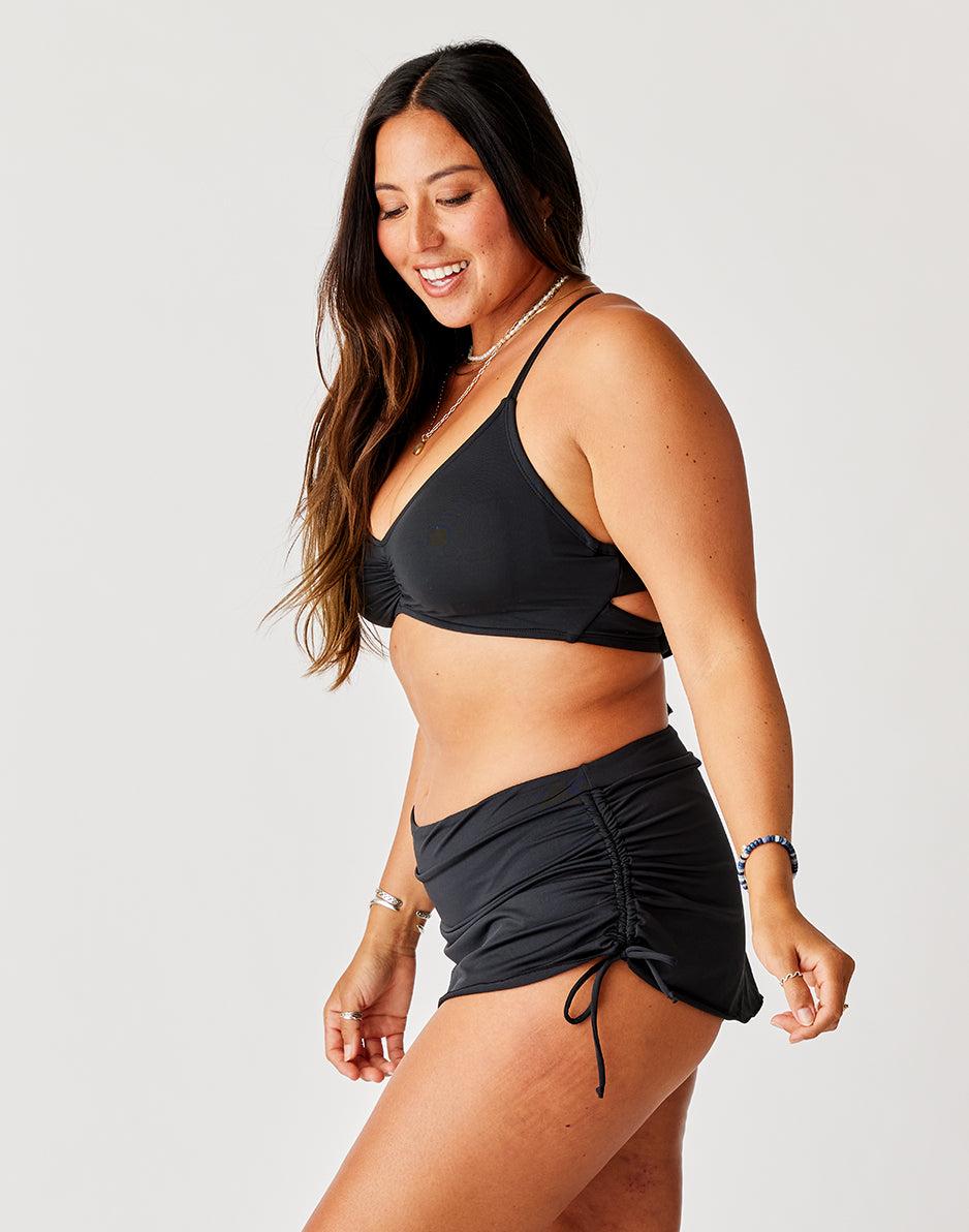 Carve Designs Hoku Swim Skirt: Black
