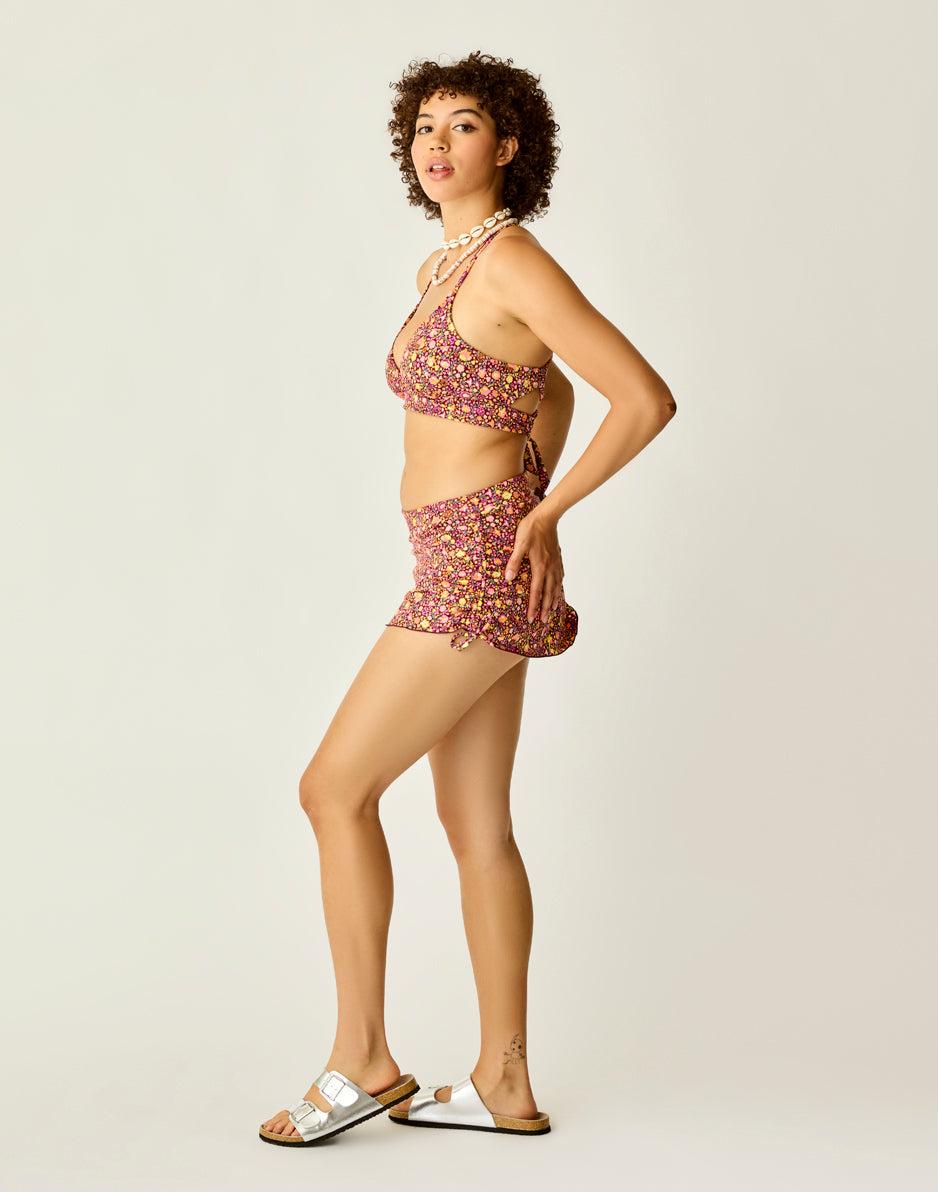 Carve Designs Hoku Swim Skirt: Garden