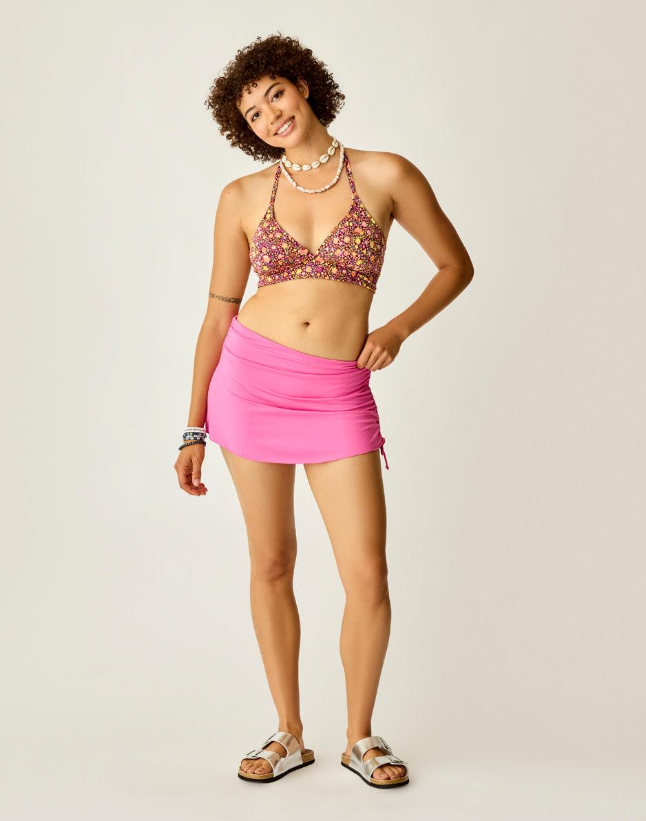 Carve Designs Hoku Swim Skirt: Hot Pink