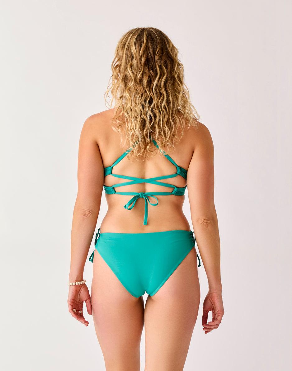 Carve Designs Ibiza Reversible Bottom: Jade/Navy