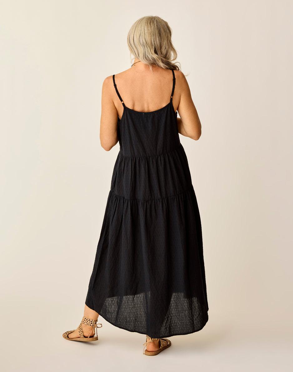Carve Designs Jacey Textured Dress: Black Texture