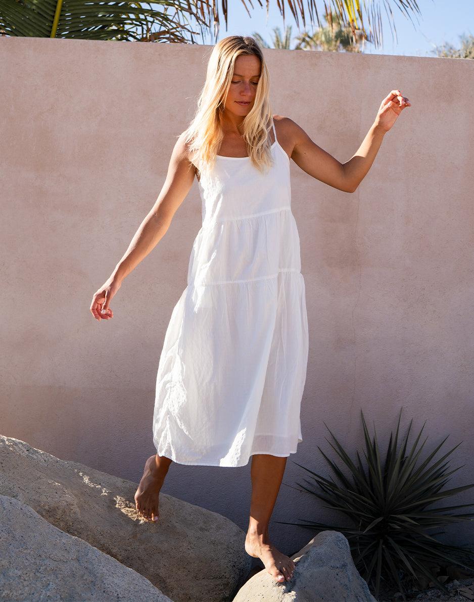 carve designs Jacey Textured Dress: Cloud Texture