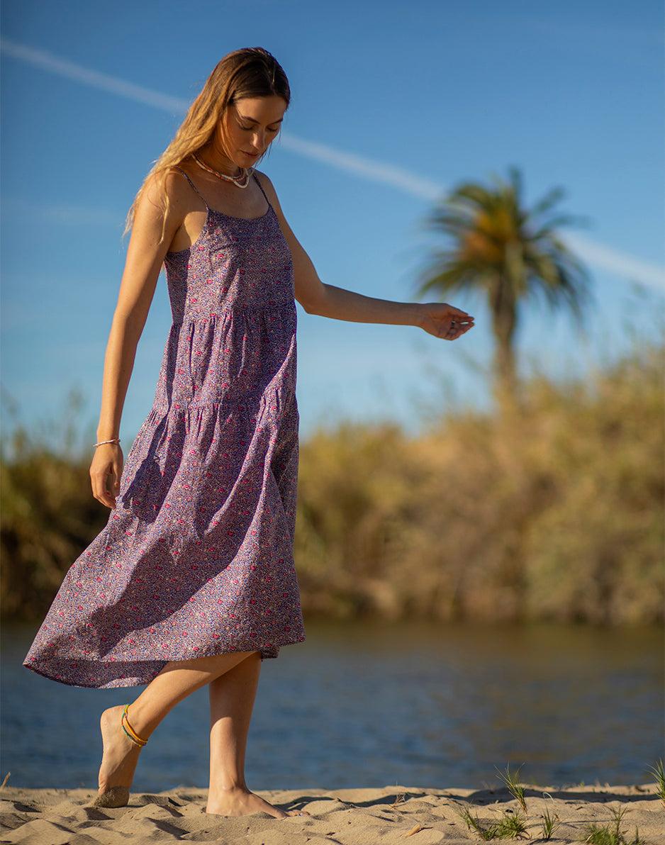 Carve Designs Jacey Textured Dress: Pink Garden