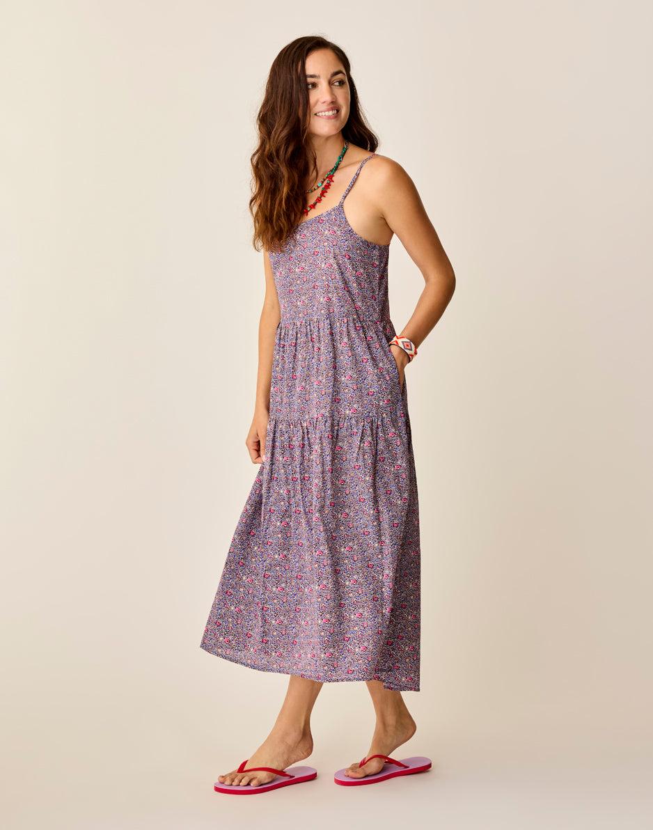 Carve Designs Jacey Textured Dress: Pink Garden