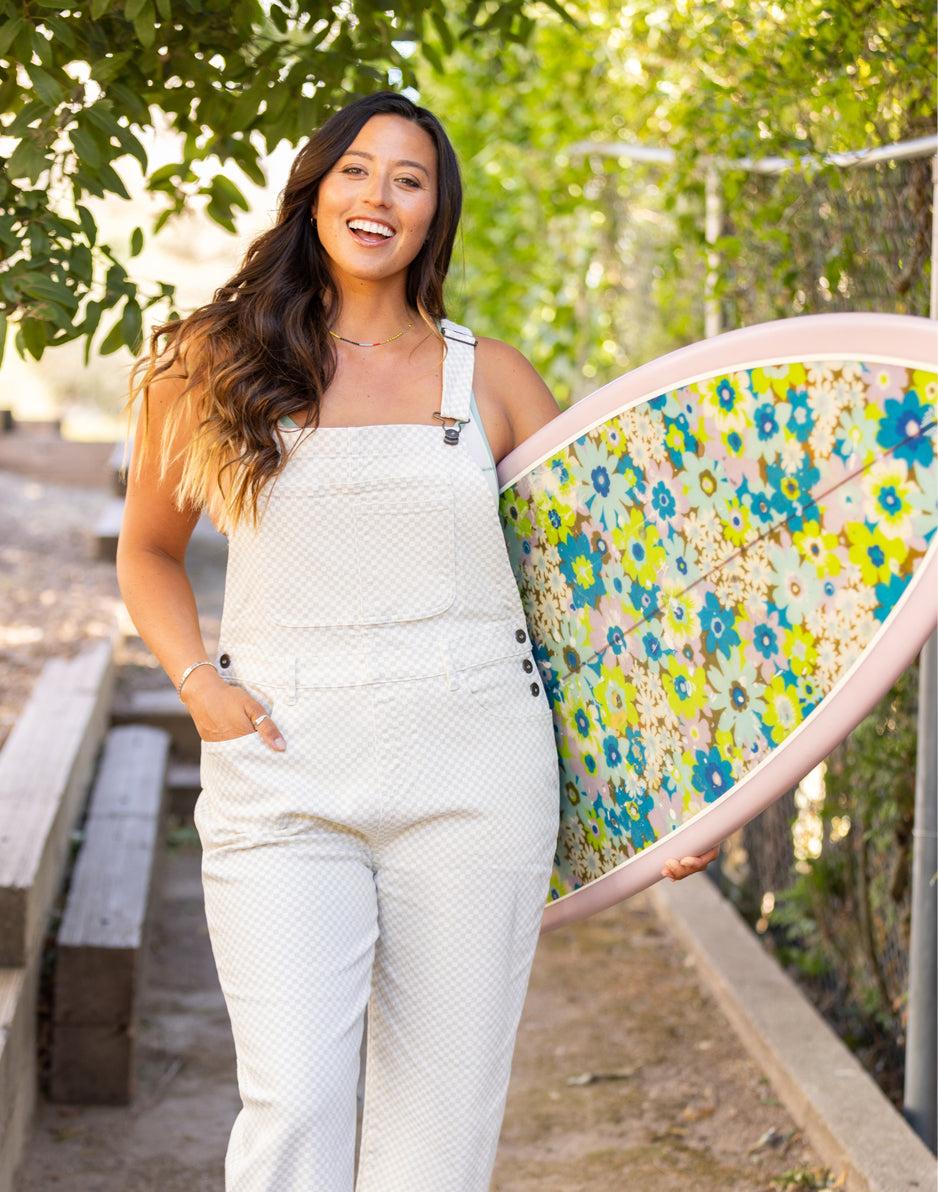 Carve Designs Jason Denim Overall: Birch Check