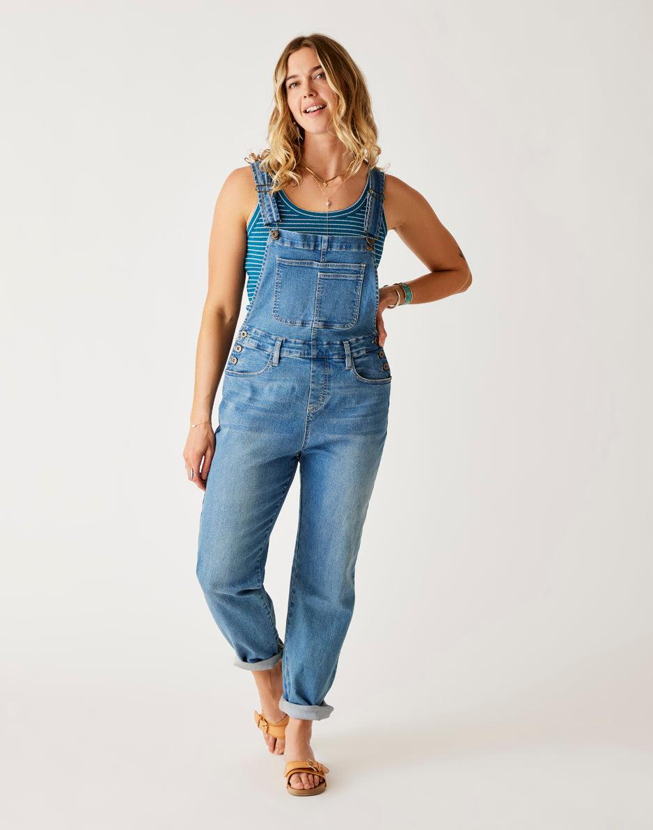 Carve Designs Jason Denim Overall: Blue Tide