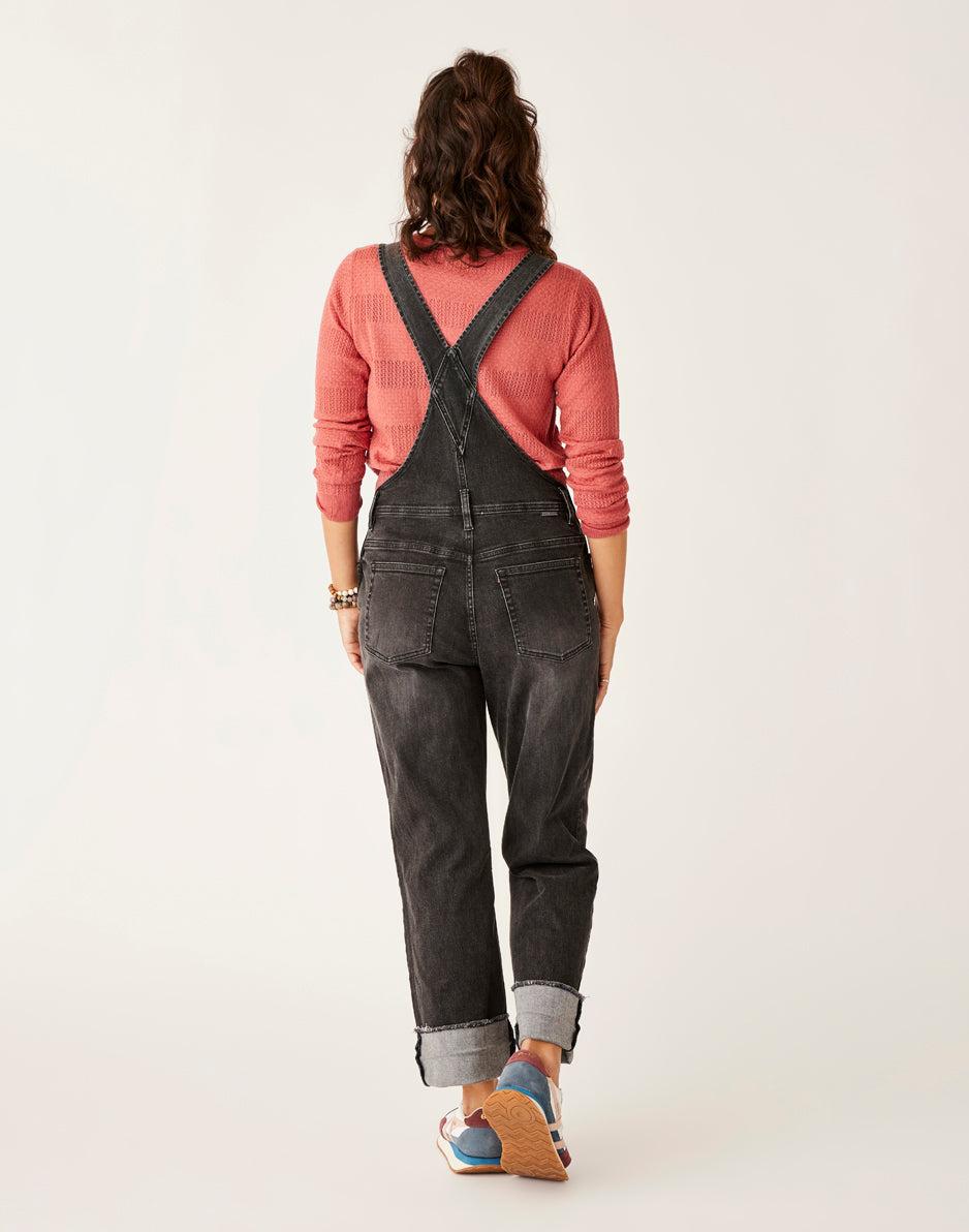 Carve Designs Jason Denim Overall: Washed Black