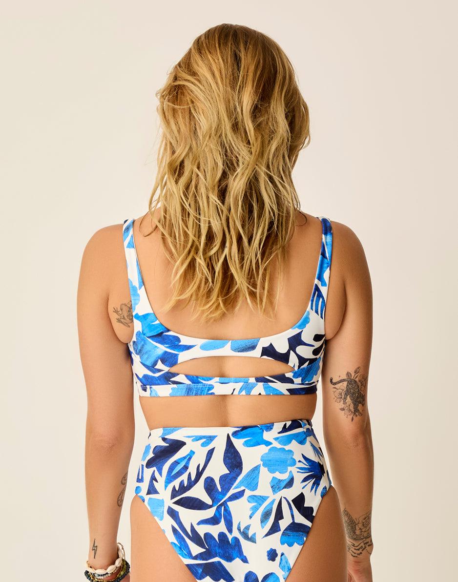 Carve Designs Korbyn Compression Top: Cloud Mezcal