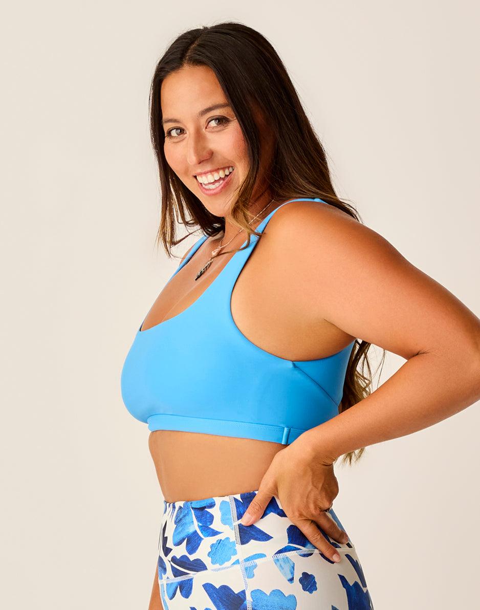 Carve Designs Korbyn Compression Top: Lagoon