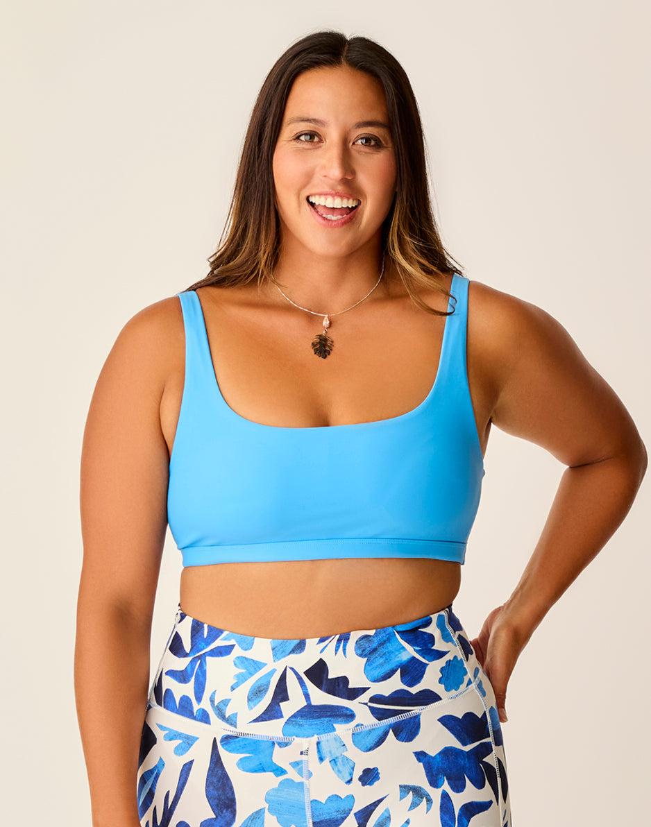 carve designs Korbyn Compression Top: Lagoon