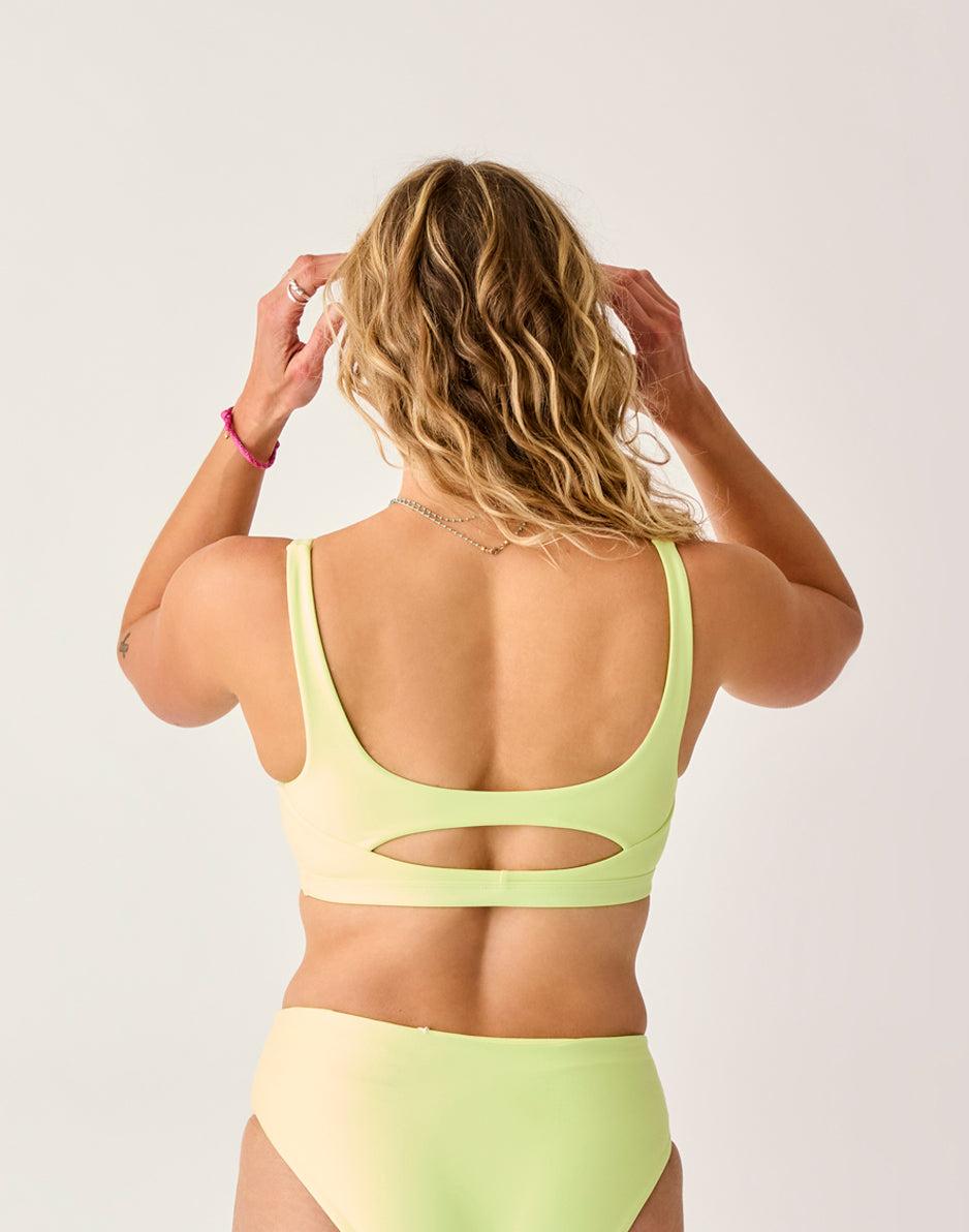 Carve Designs Korbyn Compression Top: Limeade