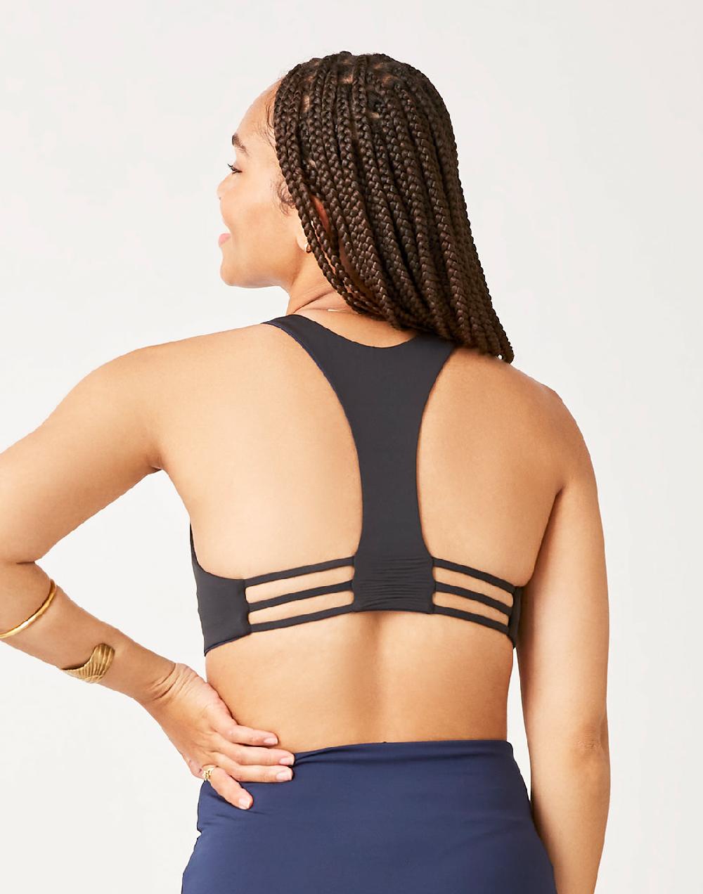 Carve Designs La Jolla Reversible Top: Black/Navy