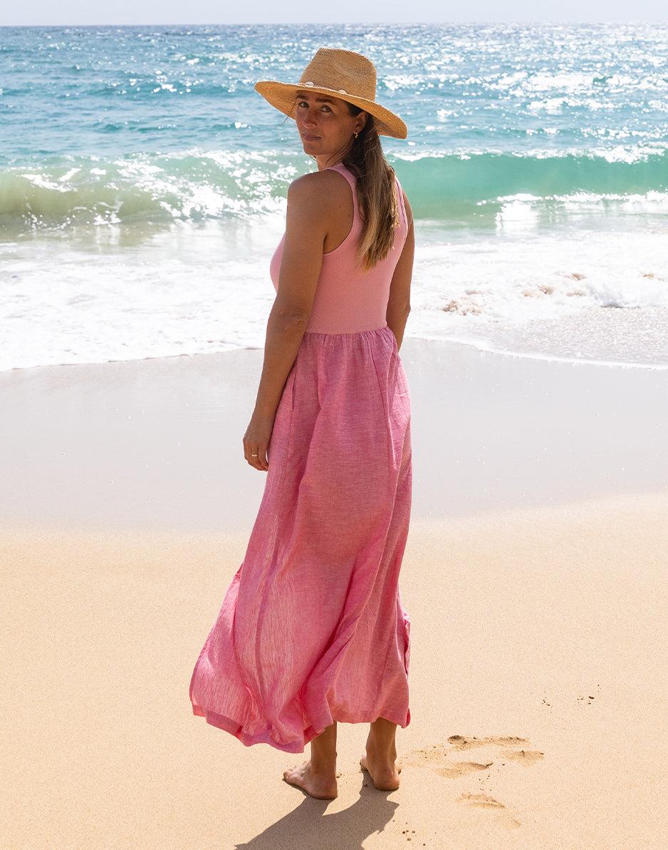 Carve Designs Lark Linen Dress: Chateau Chambray