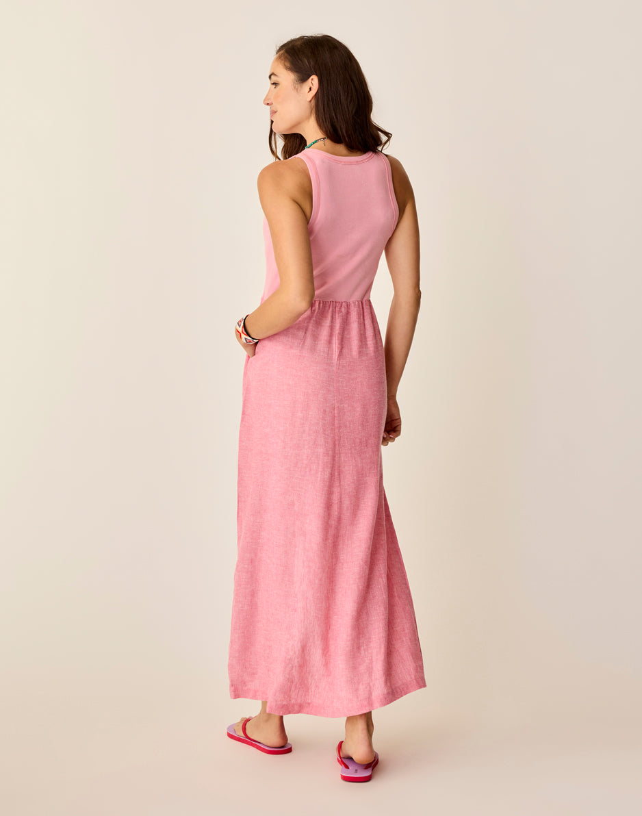 Carve Designs Lark Linen Dress: Chateau Chambray