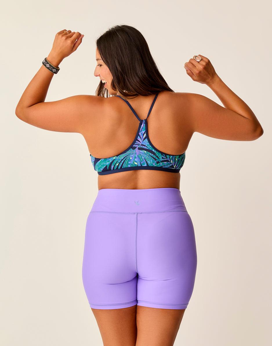 Carve Designs Lucie 6" Compression Short: Aster