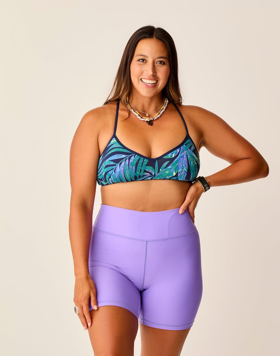 Carve Designs Lucie 6" Compression Short: Aster