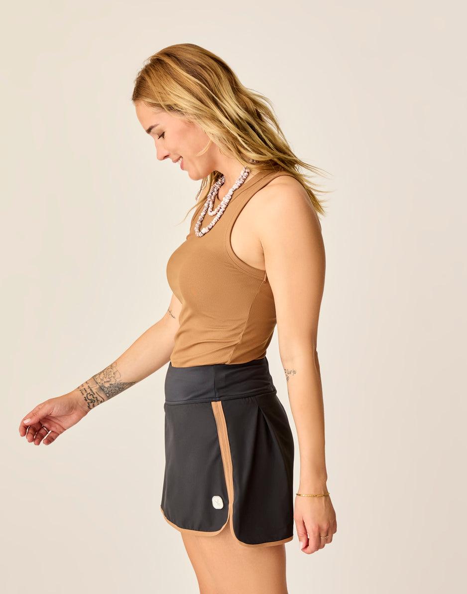 Carve Designs Lyra Rib Tank: Rum