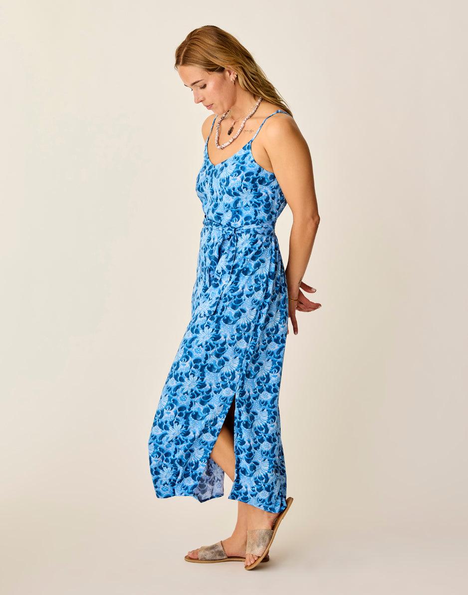 Carve Designs Macy Dress: Navy Floral