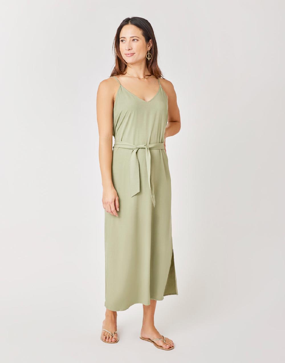 Carve Designs Macy Dress: Olive