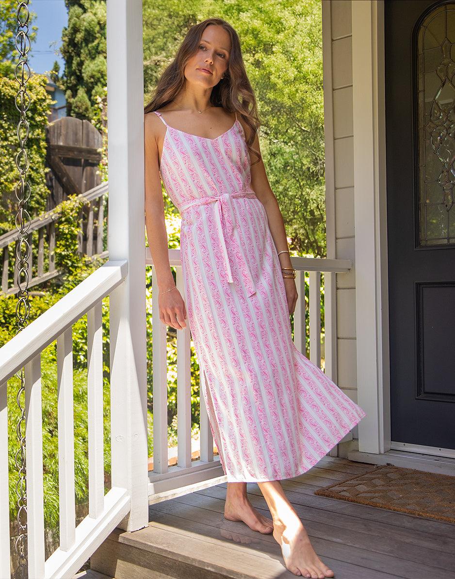 carve designs Macy Dress: Pink Paisley