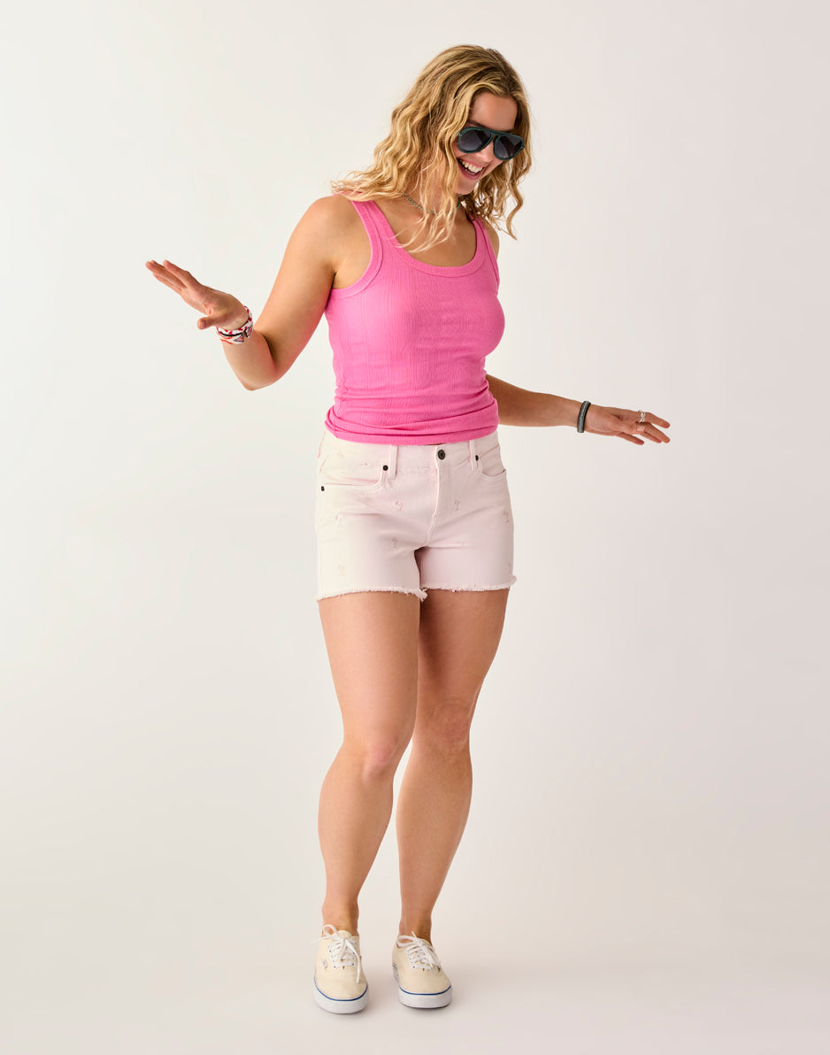 carve designs Maui 4" Short: Pastel Embroidery