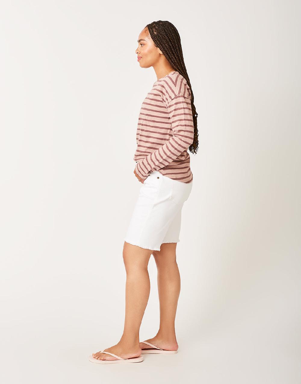 Carve Designs Maui Hi Rise 10" Short: White