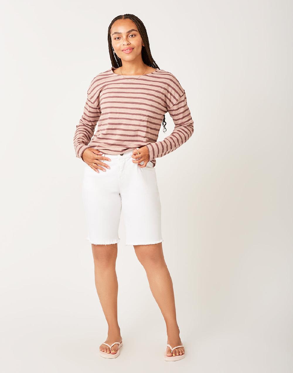 carve designs Maui Hi Rise 10" Short: White