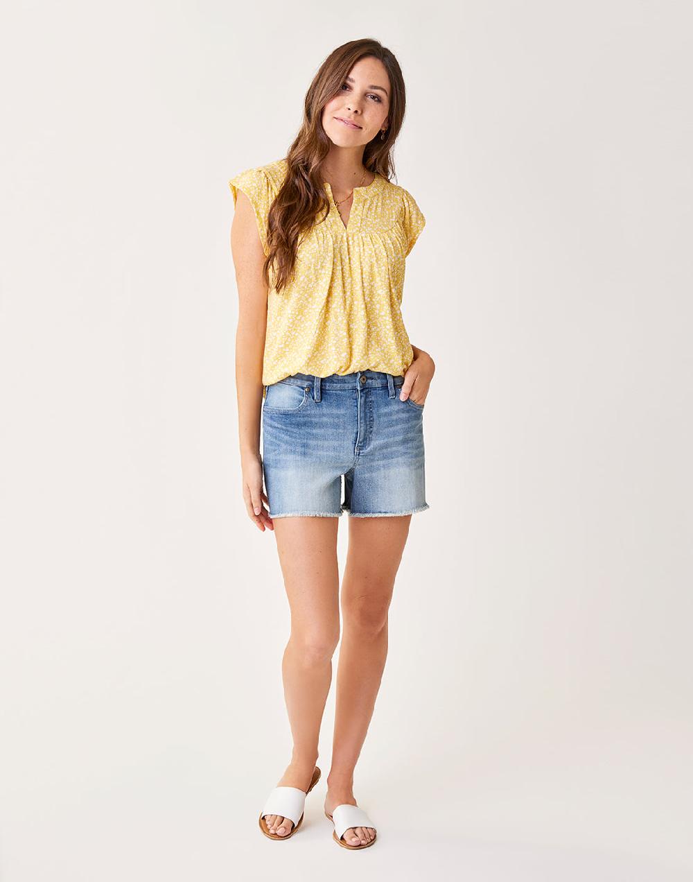 Carve Designs Maui Hi Rise 4" Short: Beach Blue