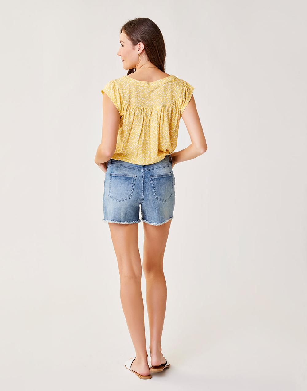 Carve Designs Maui Hi Rise 4" Short: Beach Blue