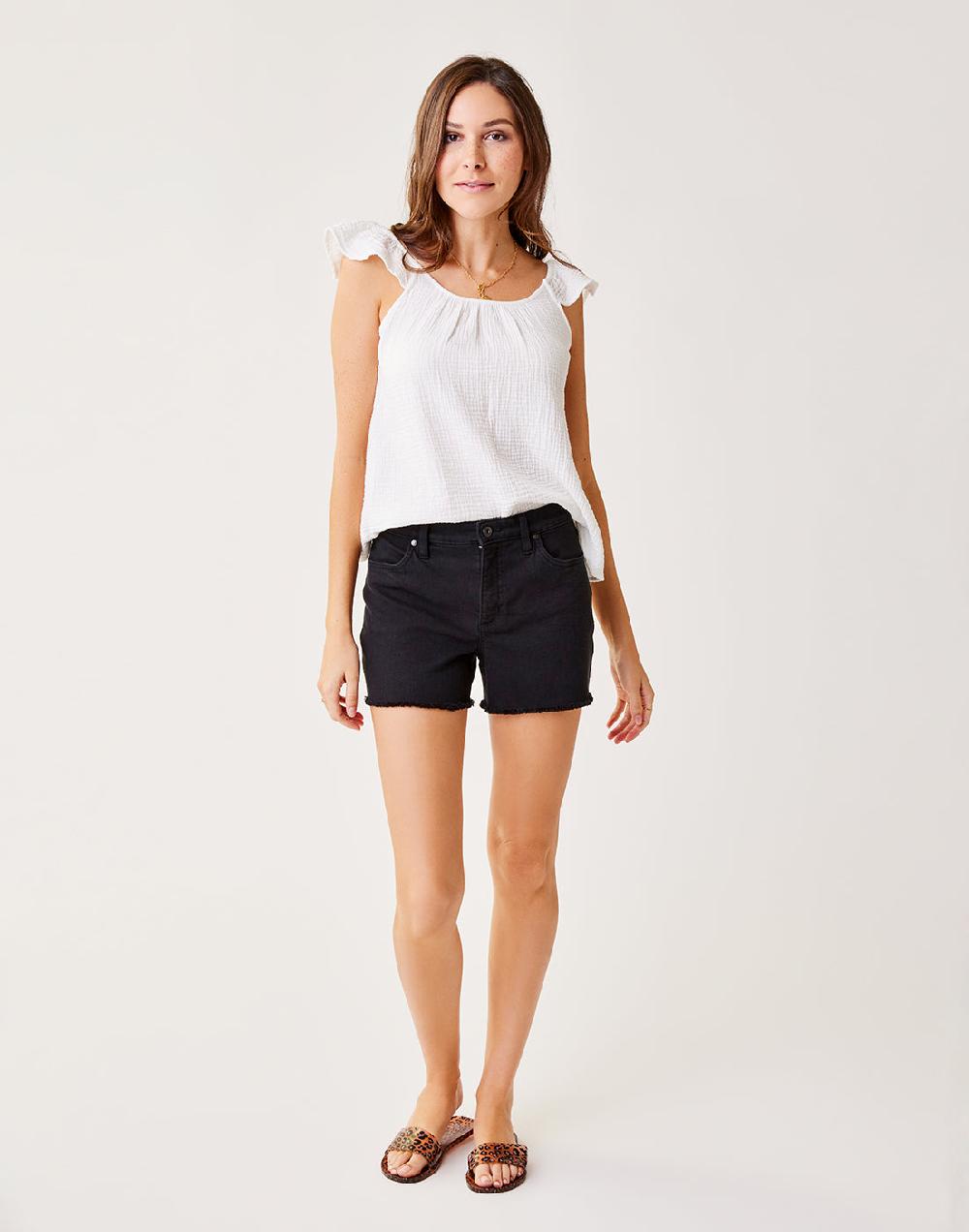 carve designs Maui Hi Rise 4" Short: Black