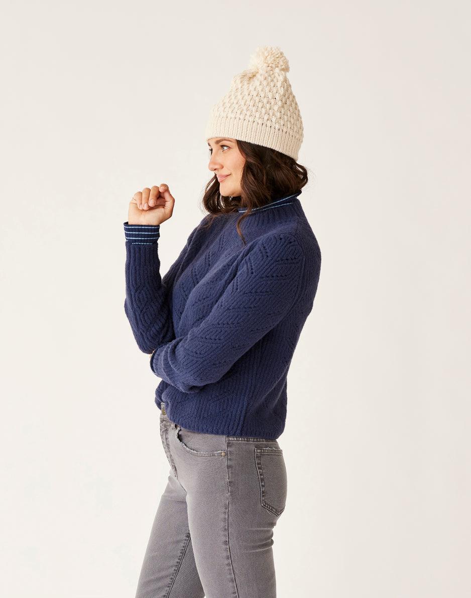 Carve Designs Monroe Sweater: Navy