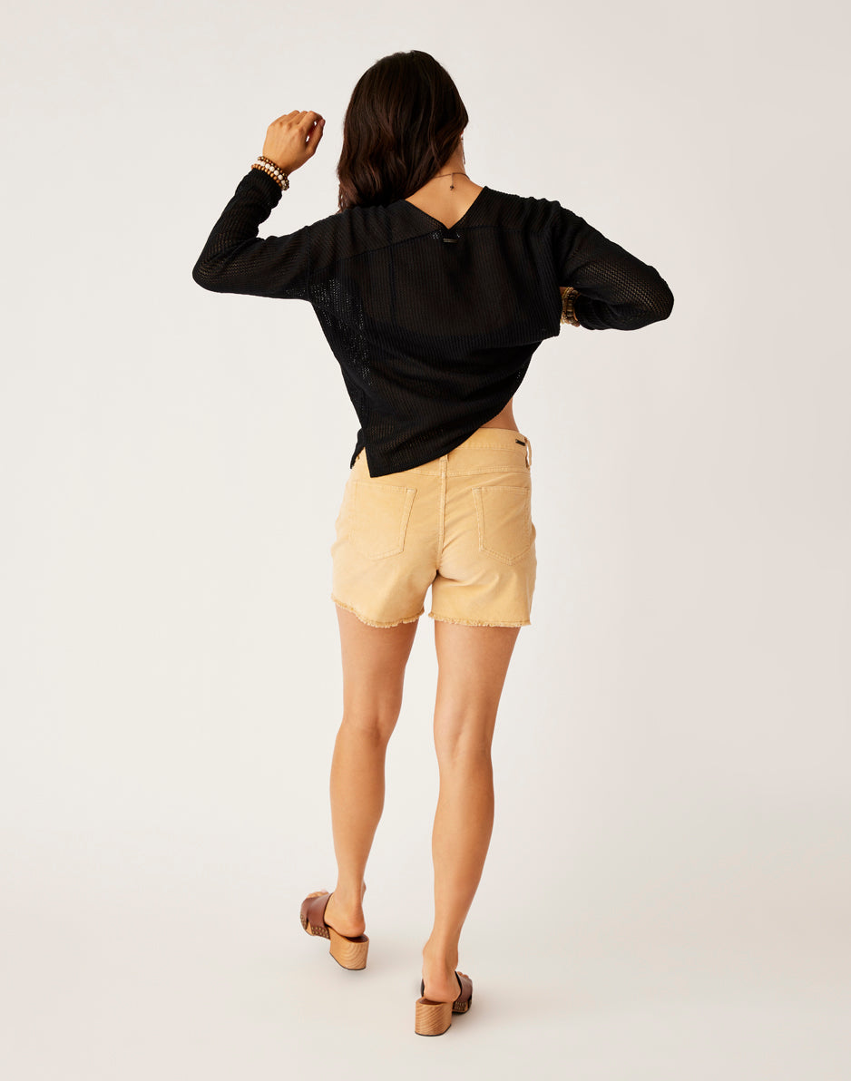 Carve Designs Oahu 4" Butter Short: Honey