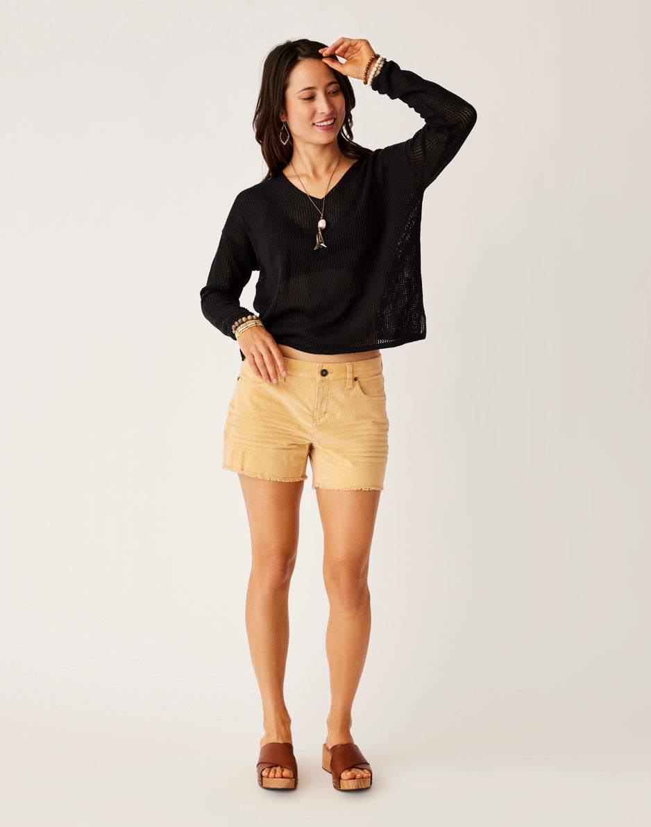 carve designs Oahu 4" Butter Short: Honey