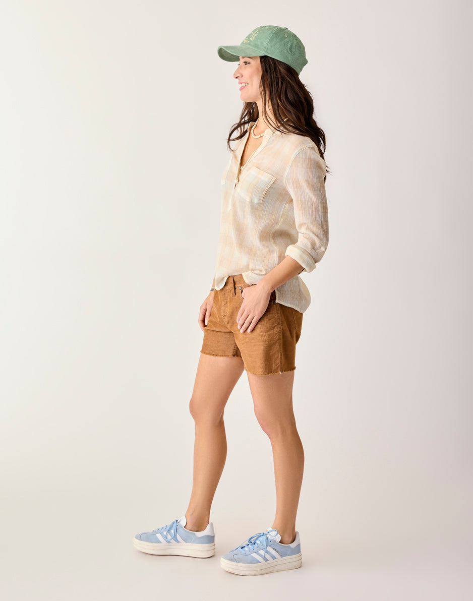 Carve Designs Oahu 4" Short: Rum