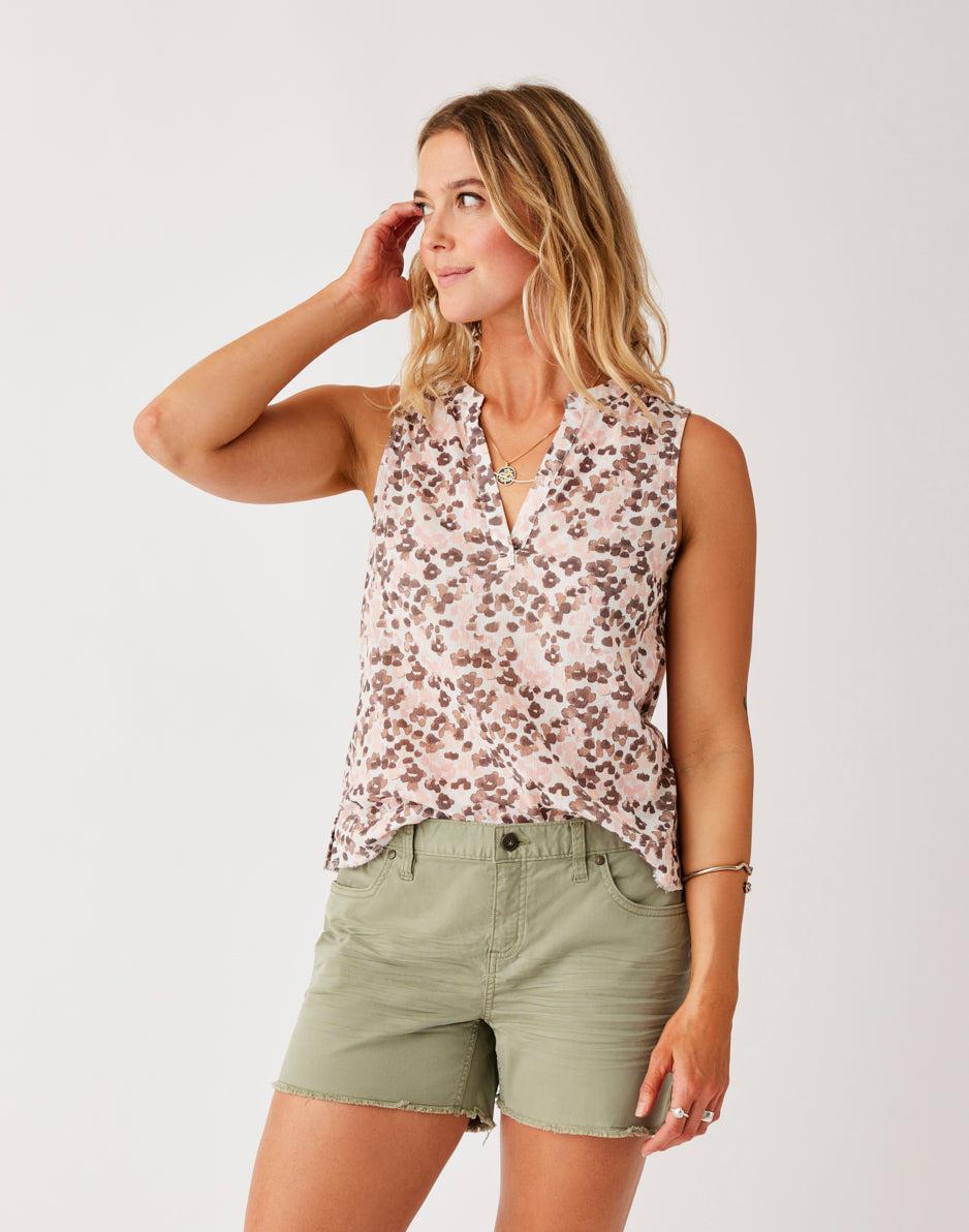 Carve Designs Oahu 4" Twill Short: Olive