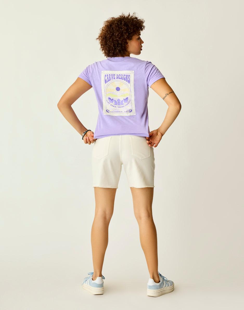 Carve Designs Oahu 6" Twill Short: Birch