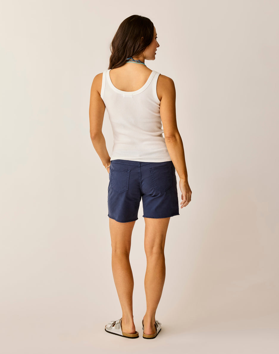 Carve Designs Oahu 6" Twill Short: Navy