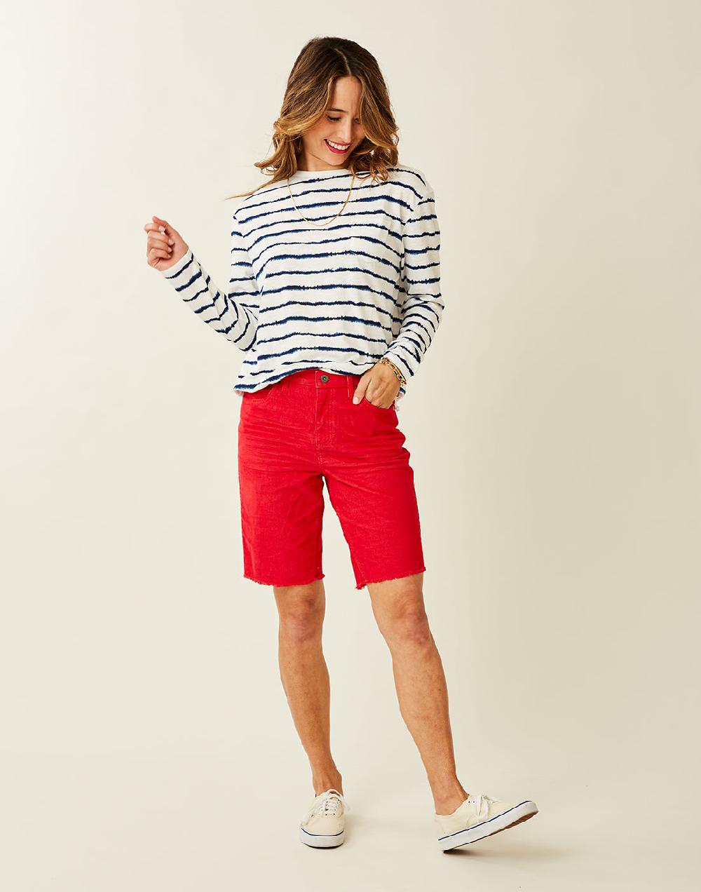 carve designs Oahu Hi Rise 10" Short: Hot Red