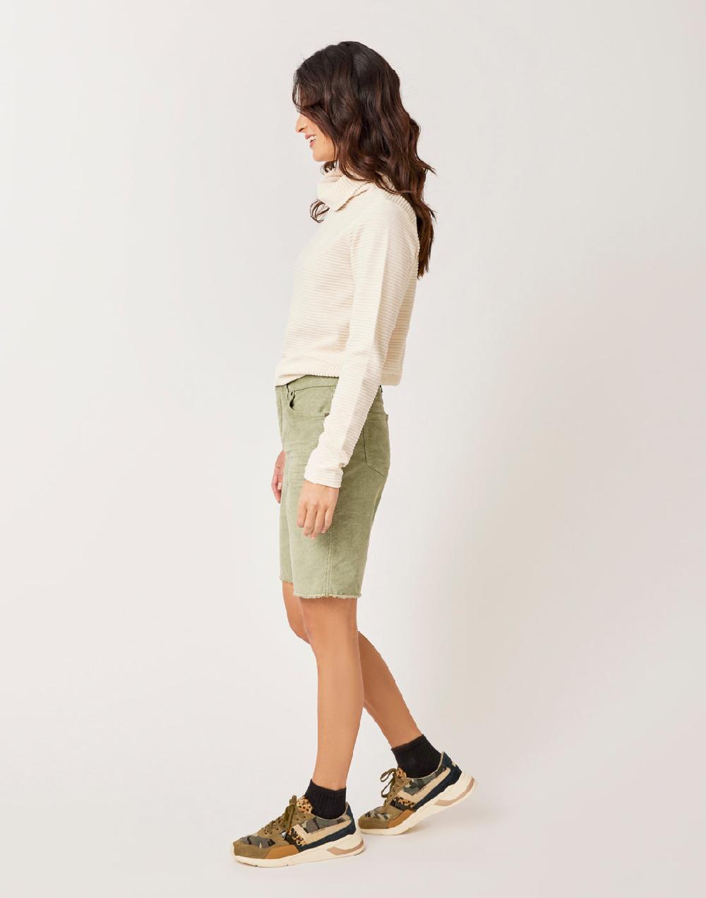 Carve Designs Oahu Hi Rise 10" Short: Olive