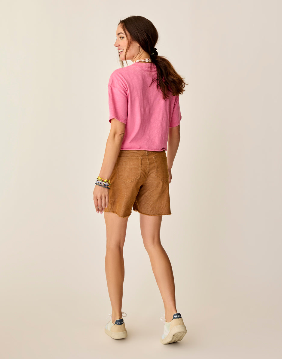 Carve Designs Oahu Hi Rise 6" Short: Rum