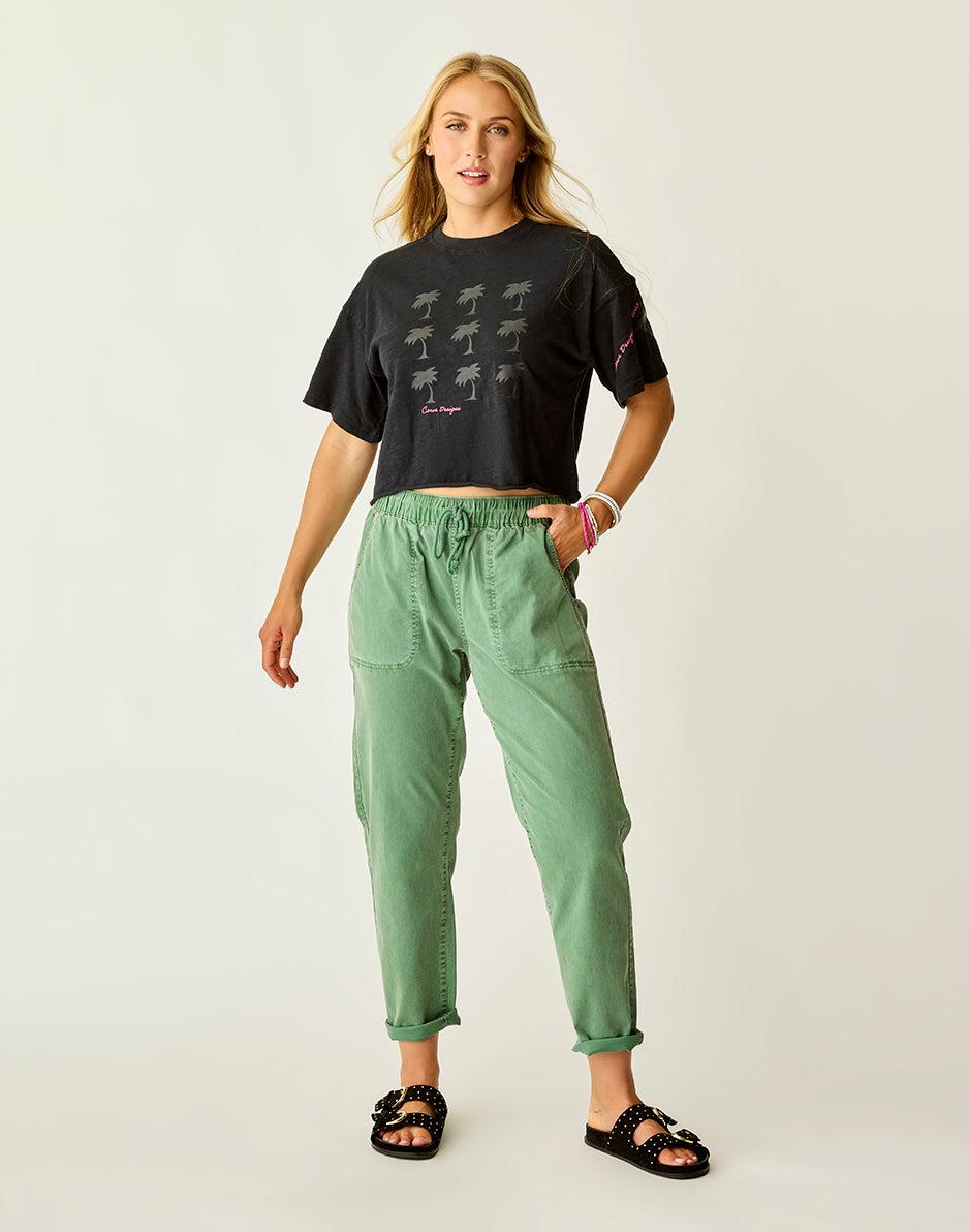 carve designs Parker Graphic Tee: Black Grid