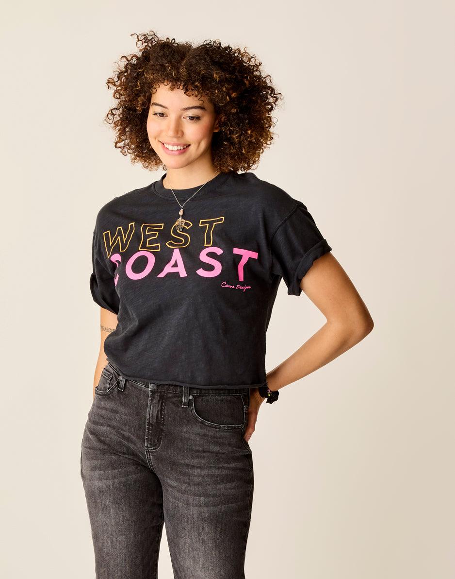 Carve Designs Parker Graphic Tee: Black West