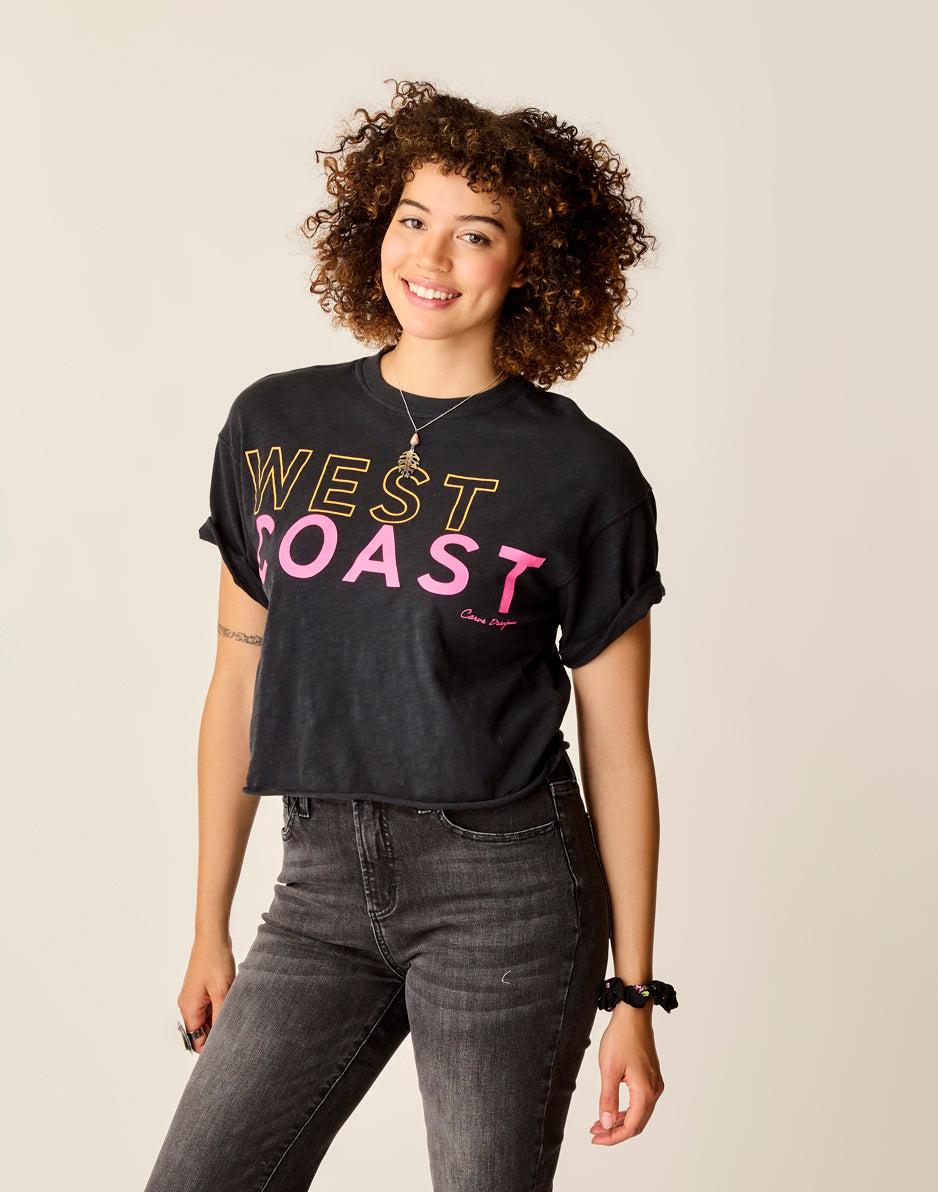 Carve Designs Parker Graphic Tee: Black West